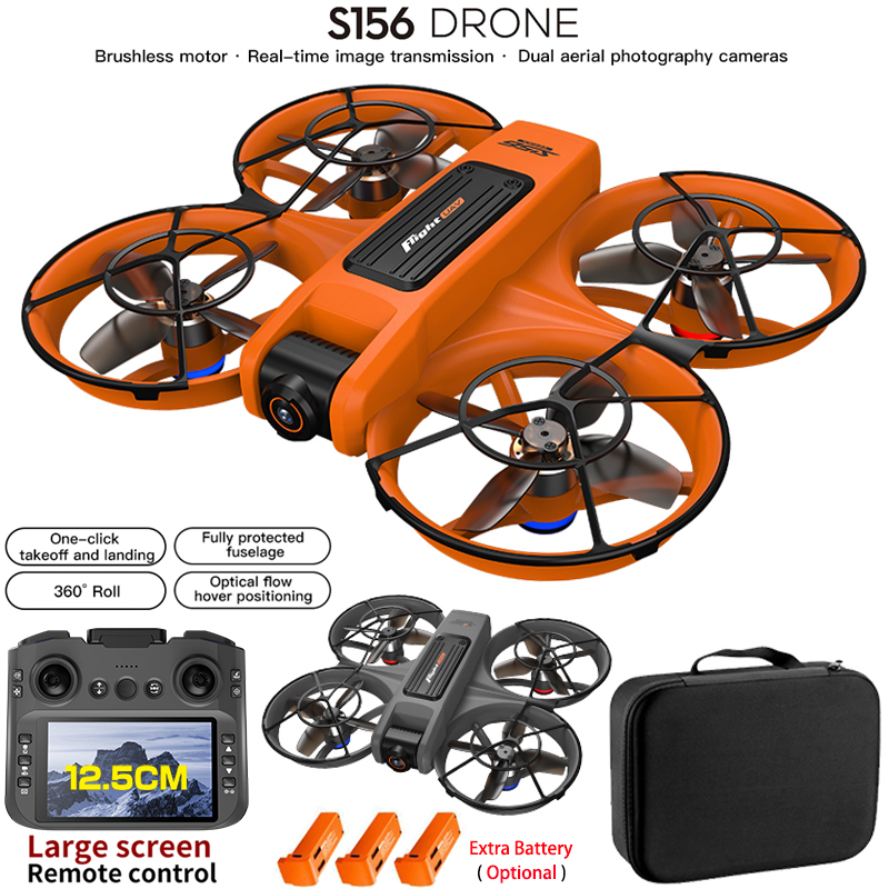 Drone Rc Under 1000 - S156 Drohne HD Dual-Kamera Luftaufnahmen Fernbedienung