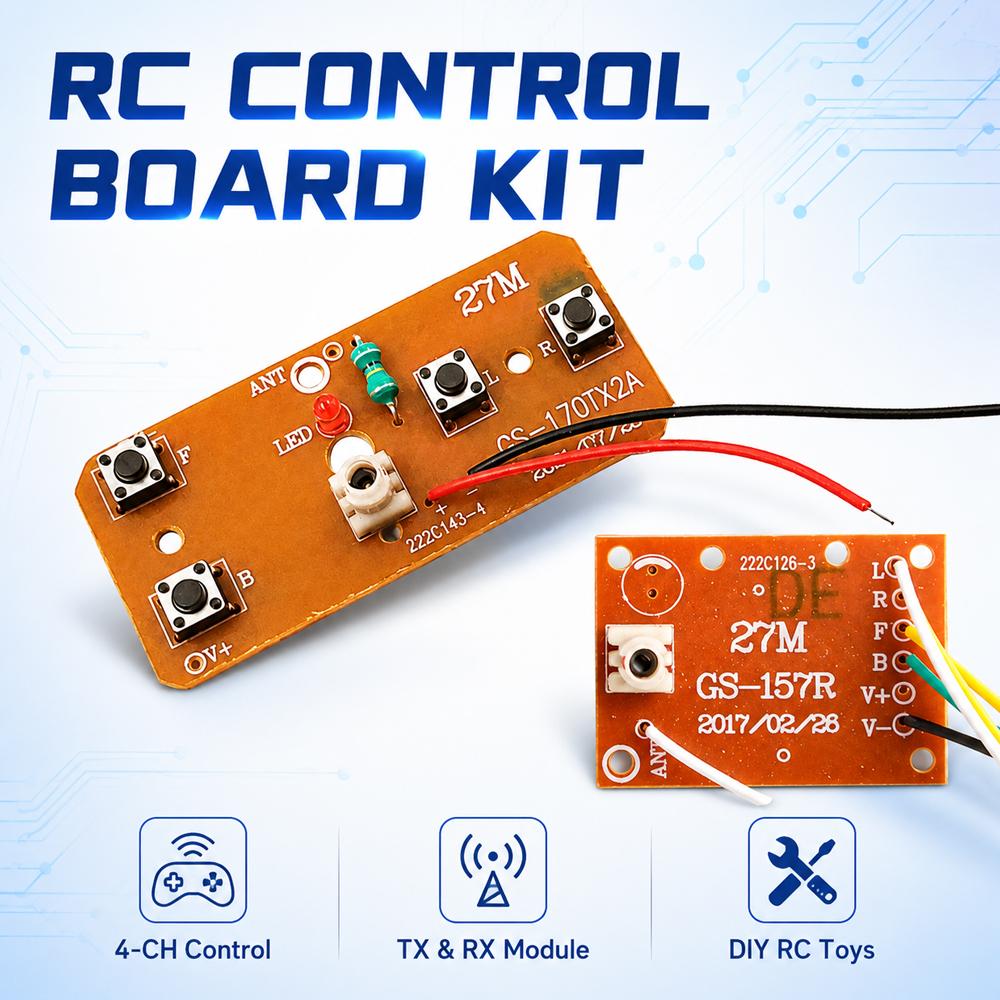 Telemetry Module Rc - 4-Kanal RC Fernbedienungs-Platine Sender-Empfänger-Board RC Auto
