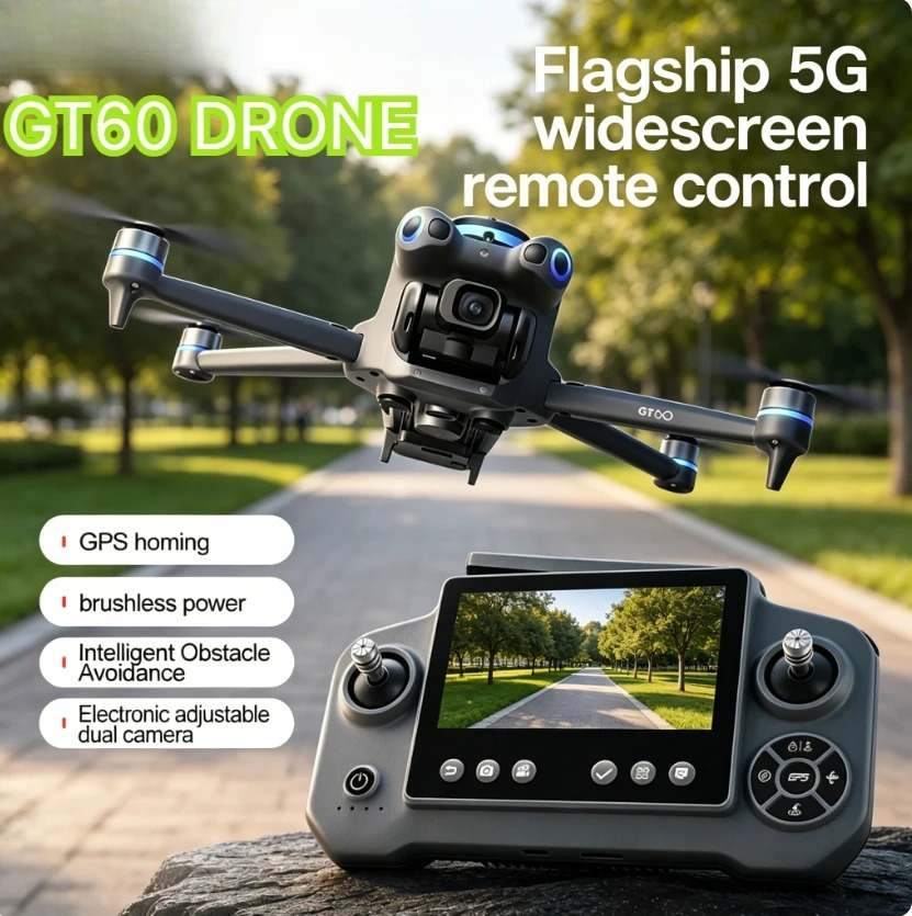 Drone Ls Rc - Original GT60 GPS Faltbarer RC-Quadcopter 4,3