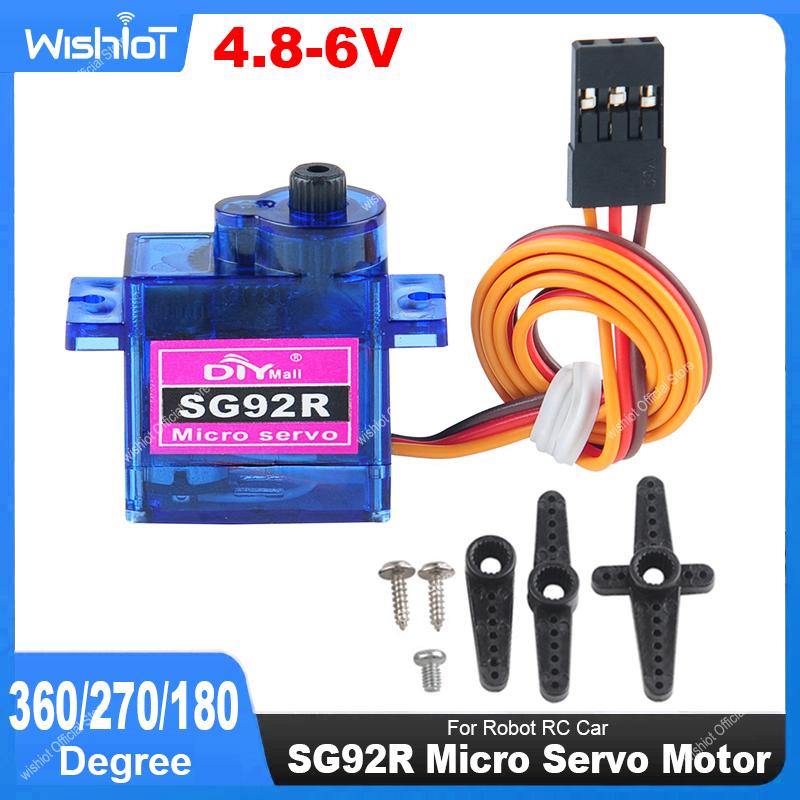 Drone Tech Rc - SG92R Micro-Servomotor, 4,8–6 V, 360/270/180 Grad,