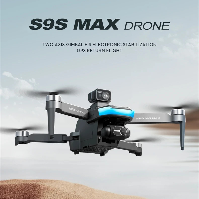 Drone Ls Rc - S9S MAX Bürstenloser RC-Drohnen-Quadcopter Ersatzteile 7,4V