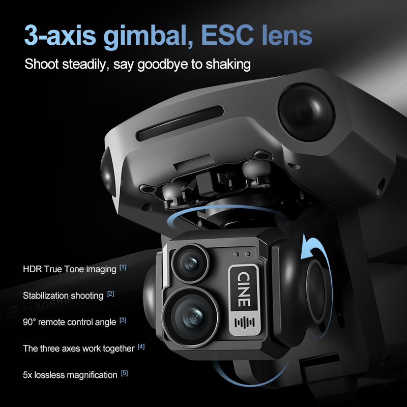 8K 3-Achsen-Gimbal Bürstenlose – Drone Rc Gps Bewertung und Preis