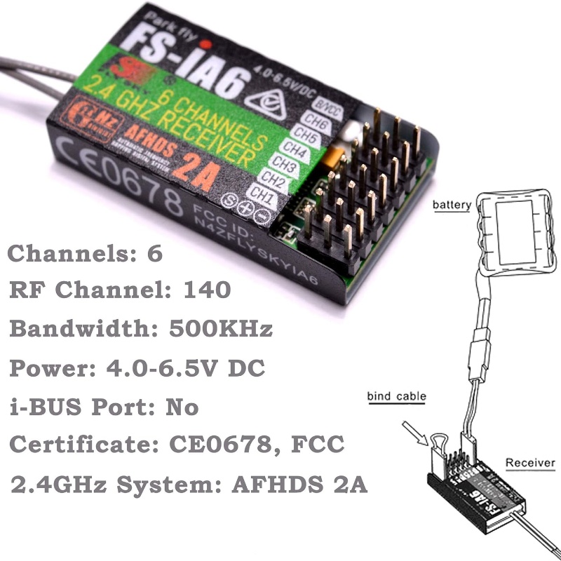 Flysky FS-IA6 Empfänger 6CH Du – Drone Rc Battery Bewertung und Preis