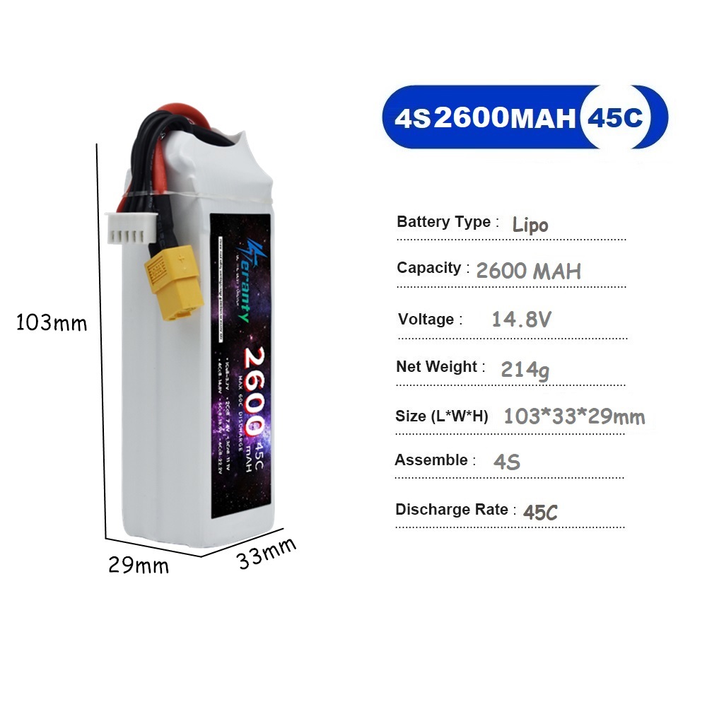 4S LiPo Batterie 14,8 V 1500 m – Drone Carrera Rc Bewertung und Preis