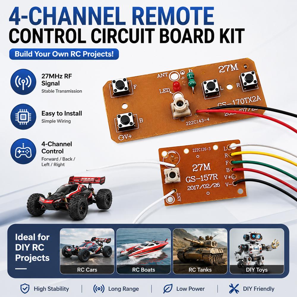 27MHz Fernbedienungs-Set 4-Kan – Telemetry Module Rc Bewertung und Preis