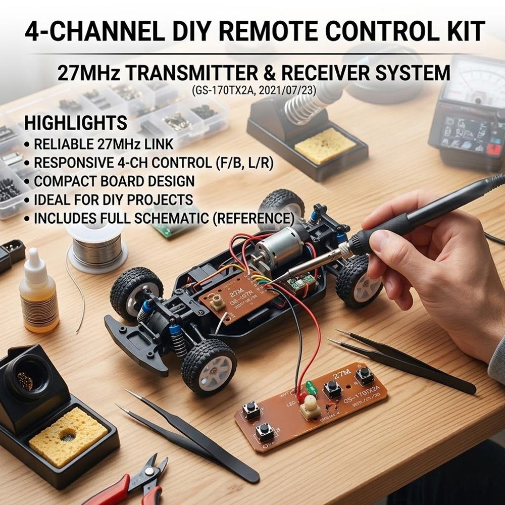 27MHz Fernbedienungs-Set 4-Kan – Telemetry Module Rc Bewertung und Preis