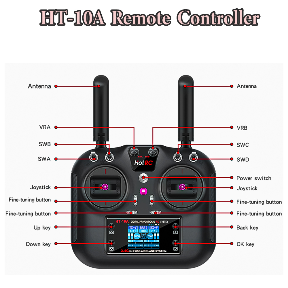 Hotrc Hot RC HT-10A HT10A 2.4G – Drone Rc Aircraft Bewertung und Preis