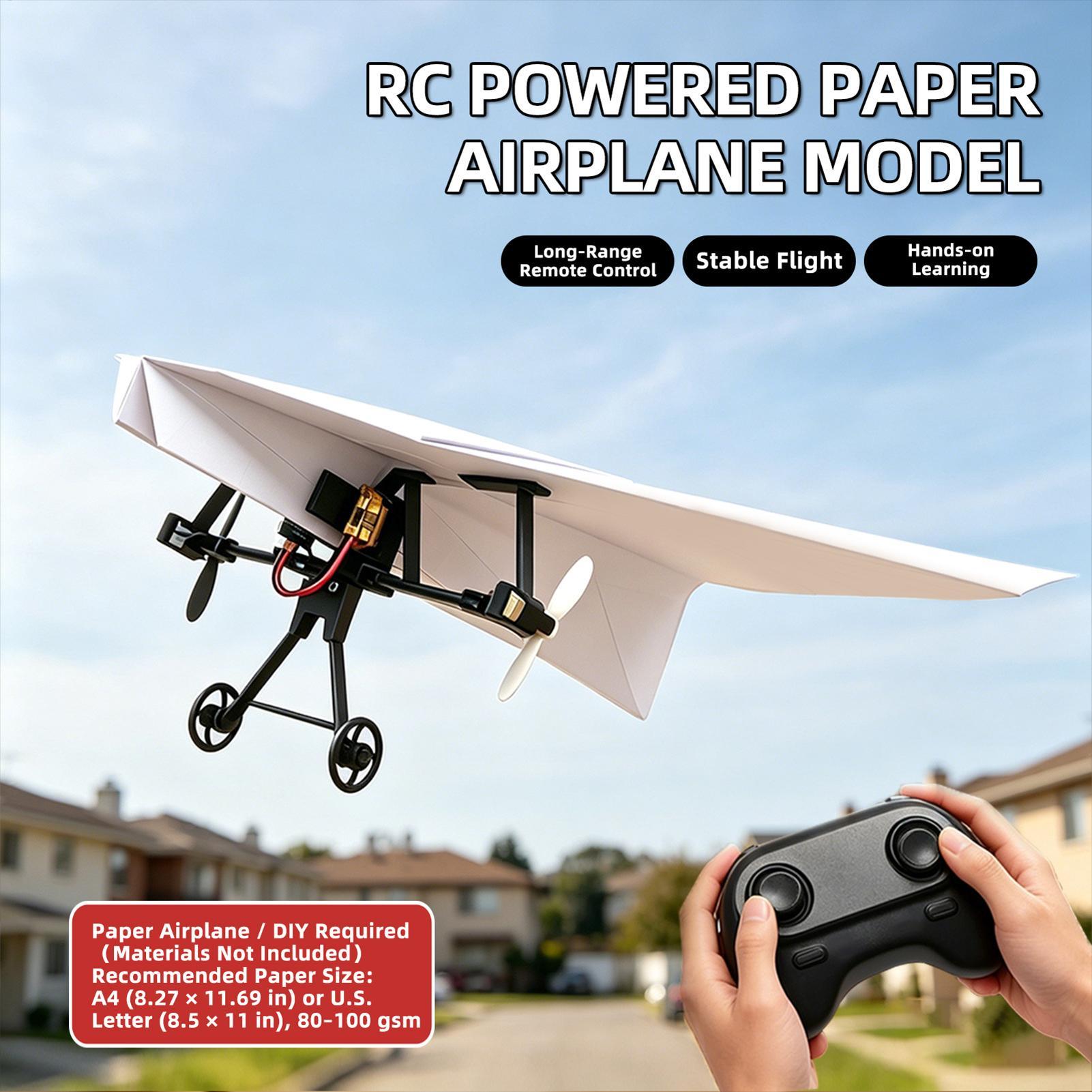 DIY RC Papierflugzeug-Bausatz  – Drone Rc Aircraft Bewertung und Preis