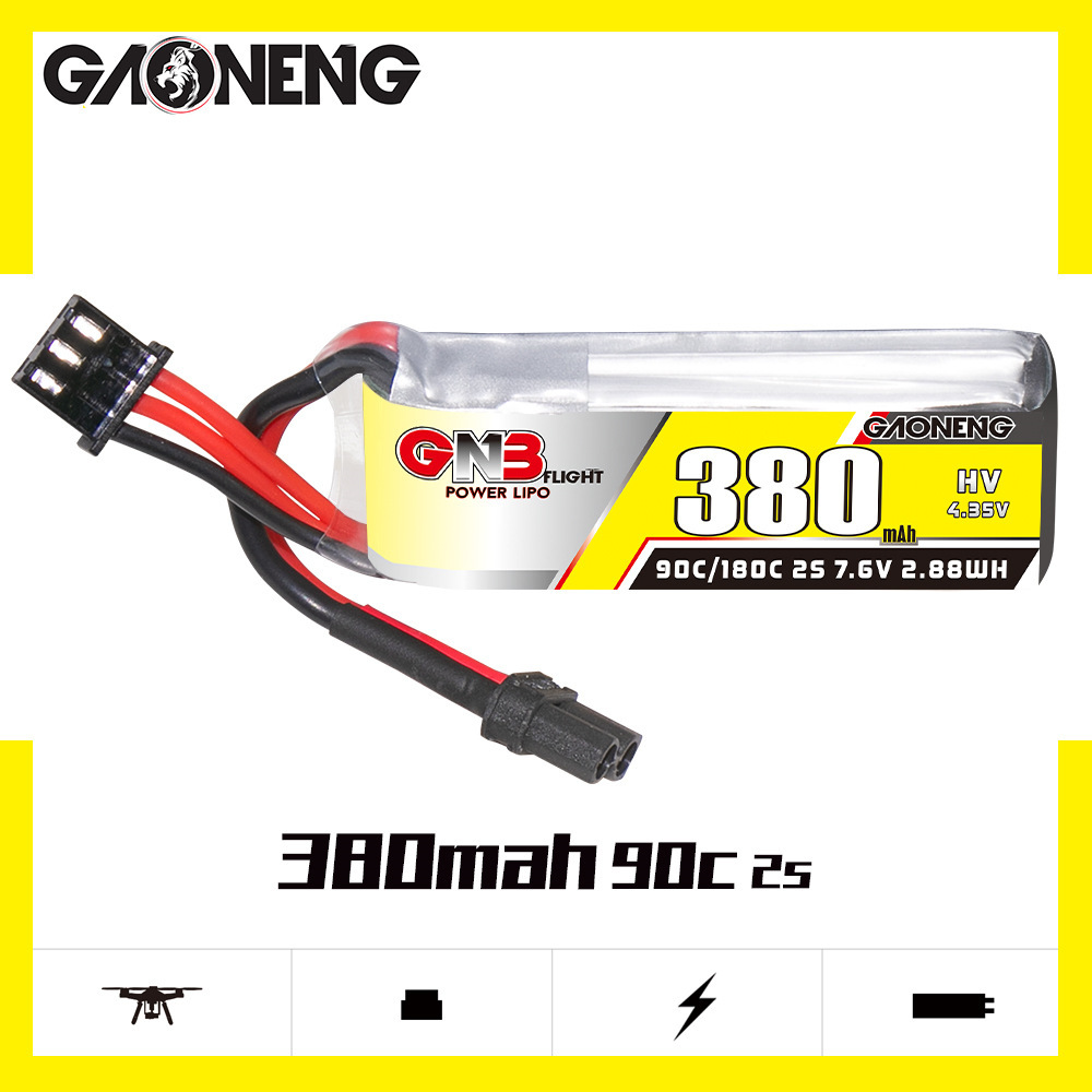 GNB 2S 7,6V 380mAh 90C/180C Li – Drone Carrera Rc Bewertung und Preis